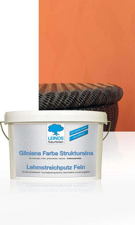 Gliniana Farba Strukturalna LEINOS 658 drobnoziarnista Gliniana Farba Strukturalna